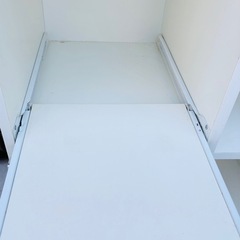 ニトリ レンジ台 フォルムN ホワイトの画像