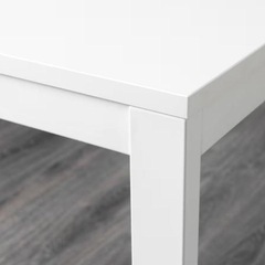 IKEA VANGSTA 伸縮テーブル 80/120x70cm ホワイトの画像