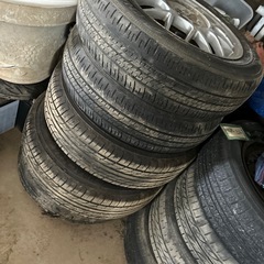 タイヤ付き14インチホイールの画像