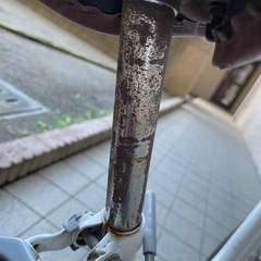 24インチ自転車　スペアキー付きの画像