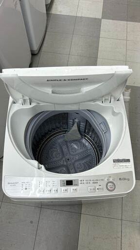★リユースのサカイ千葉中央店★ SHARP 洗濯機 6.0ｋｇ 18年製 動作確認／クリーニング済み TC3992