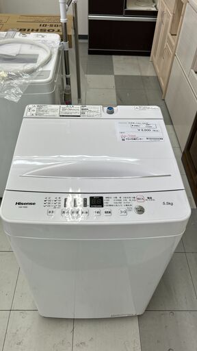 ★リユースのサカイ千葉中央店★ Hisense 洗濯機 5.5kg 19年製 動作確認／クリーニング済み TC3993