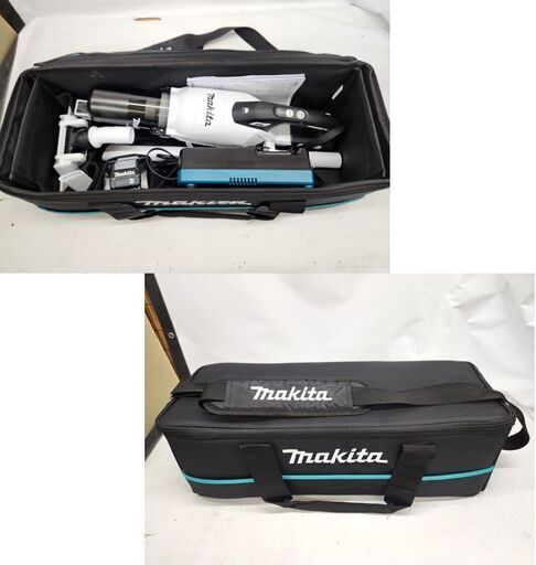 使用感少なめ マキタ 充電式クリーナー CL003G ホワイト ソフトバッグ