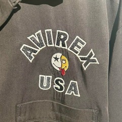 【販売終了品/超美品】AVIREX×チェンソーマン ボーリングシャツ半袖×刺繍の画像