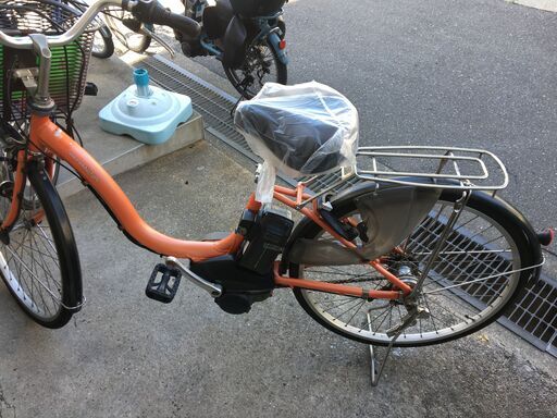 地域限定送料無料　パス　ナチュラ　8,7AH　オレンジ　神戸市　電動自転車 地域限定送料無料 ヤマハ パス ナチュラ 新基準 8,7AH 子供乗せ