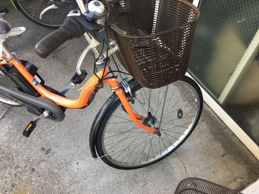 地域限定送料無料　パス　ナチュラ　8,7AH　オレンジ　神戸市　電動自転車 地域限定送料無料 ヤマハ パス ナチュラ 新基準 8,7AH 子供乗せ