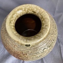 信楽焼　花瓶の画像