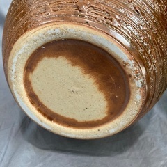 信楽焼　花瓶の画像