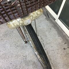 地域限定送料無料　パナソニック　ビビ　アンサンブル　6,6AH　新基準　茶　パスウィズ　アシスタ　神戸市　電動自転車の画像
