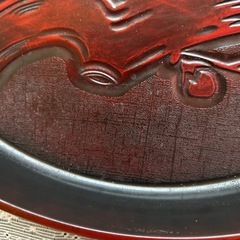 鎌倉彫お盆の画像