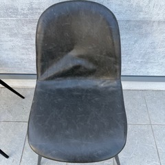 ダイニングチェア　レザー　2脚セットの画像