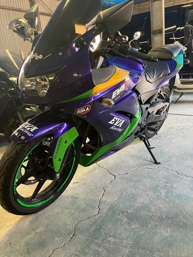 エンジン始動動画あり　堺市堺区　ニンジャ250R EVA初号機