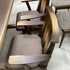 ✨協立工芸✨こたつダイニング3点セット✨回転椅子✨タモ材使用✨2289の画像