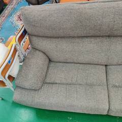 【愛品倶楽部柏店】島忠 2人掛け ハイバックワイド布張りソファ 幅200cm 背もたれ取外し可能の画像