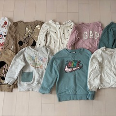 子供服　100サイズ　23点まとめ売り　ベビー服　秋服　冬服　長袖　長ズボン パジャマ　GAP NIKE BEAMS TK ディズニー　ミニーちゃんの画像