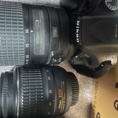 Nikon デジタル1眼レフ　
レンズ3本の画像
