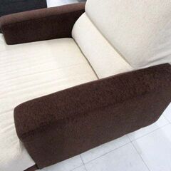 使用感あり 1人用ソファ 幅77×奥行80×高さ81cm ファブリック 布製 家具 1Pソファ 1人掛け 苫小牧西店の画像