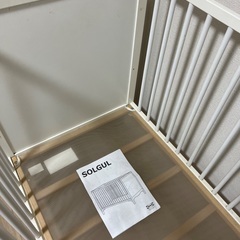 ★セット　ベビーベッド（IKEA）&ベビーバス（shnuggle）の画像