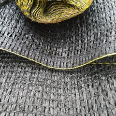 ②遮光ネット黒ラッセル50%　2m x 50m　状態良好の画像