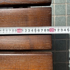 木製 ベンチ 幅120×奥行50×高さ80cm の画像