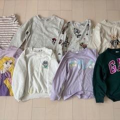 子供服　110サイズ　9点まとめ売り　ベビー服　秋服　冬服　長袖　長ズボン パジャマ　GAP  ディズニー　ミニーちゃん　FILAの画像
