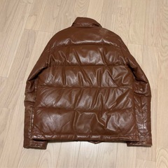 paul smith ポールスミス キムタクダウン ブラウン 羊革 シープ 茶色の画像