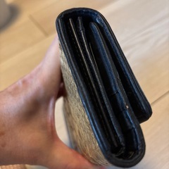蛇皮　パイソン　長財布　訳ありの画像