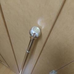 突っ張り棒 銀色 最短120 最長240cmの画像