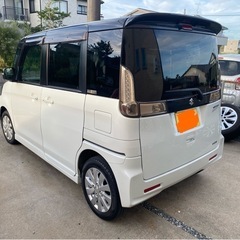 交換 下取り スペーシア カスタム XSリミテッド mk32 27年 車検付き 5万キロ レーダーブレーキサポート アイドリングストップ シートヒーター アルミホイールの画像