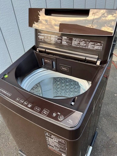 【高年式】2021年式 10kg TOSHIBA 洗濯機 AW-10DP1 東芝 TOSHIBA 2021年製 10.0kg 全自動洗濯機 AW-10DP1 洗剤自動
