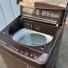■東芝 10kg 洗濯機 2022年製 AW-10DP1■TOSHIBA ZABOON ファミリー向け大型 縦型洗濯機 グレインブラウン■抗菌ウルトラファインバブル洗浄W 自動お掃除モード 液体洗剤・柔軟剤 自動投入の画像