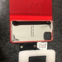 新品！Eastwave for iPhone 11 Pro Max ケース for iPhone11 Pro Maxケース手帳型 アイフォンfor iPhone11promax ケース for iPhone 11promax 財布型 カバー 手帳 本革 柔らかい 本皮 高質 スプラットホール付き スプラット同梱 -ブラックの画像
