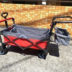 ♪未使用♪アウトドア用キャリーカート 折りたたみ式♪重い荷物も楽々移動♪の画像