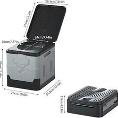 蓋付きの携帯便器 一体折畳み式簡易トイレ 携帯用 防災用 ポータブルトイレ 軽量 水洗い可 キャンプ、登山、旅行、建設現場、車載用に最適 排泄処理袋12枚付 組み立て簡単 収納簡単 旅行用ポータブルトイレ 断水時 多機能折りたたみ 老若兼用 仮設トイレ　まとめ買い歓迎　卸ます　アマゾン引き上げ商品　倒産品　ネット商材　転売　卸し　問屋　転売OK　アマゾン　商品　景品　コンペ　新品　未使用　アウトレット　卸売　卸売の画像