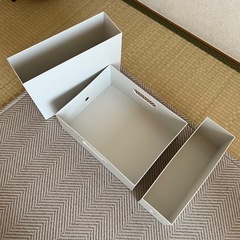 無印良品✨まとめ売り‼️ ファイルボックス　収納用品　書類　ケースの画像