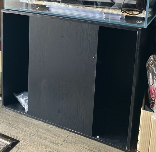 90cm水槽台　GEX　ウッド 900BK