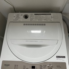 SHARP 2024年製　6.0kg 引き取り希望の画像