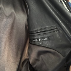 革ジャン　黒　noidの画像