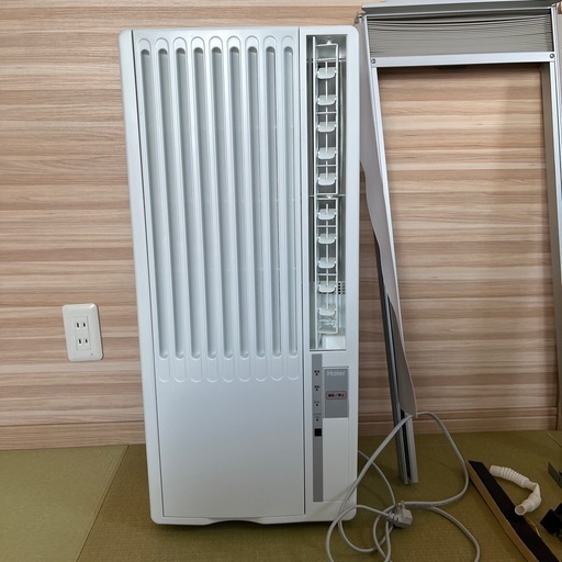 窓用エアコン haier JA-16V 2021年製 リモコンなし