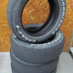 ハイエース200系　溝ありGOOD YEAR EAGLE#1 NASCAR グッドイヤー ナスカー 215/60R17 109/107R ホワイトレター 4本 ハイエース等の画像