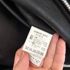 革ジャン　黒　NO IDの画像