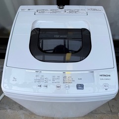 ⭐️HITACHI 洗濯機 2020年製 5k 配送3000~ その他多数出品中‼️の画像