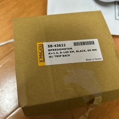 2%er機械式スピードメーター 60mm ブラックパネル 1:4の画像
