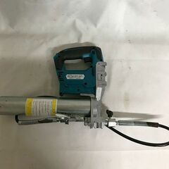 【北見市発】ヤマダ YAMADA バッテリー式グリースガン EG-400BⅡ 緑 マキタ makita 充電器 DC10SA バッテリ BL1040B (D6447mwraYM)の画像