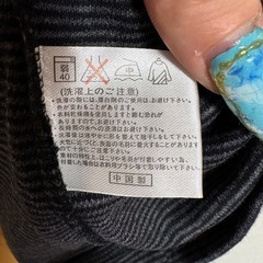 黒 ストライプ タートルネック Lサイズの画像