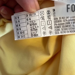 イエロー 花柄 水着 FOREVER 21 Mサイズの画像