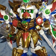 レジェンドBB戦士　飛鳥ビクトリーガンダム＆HGUCバイアラン・カスタム　組み立て済み完成品の画像