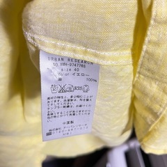 七分袖　シャツ　麻　アーバンリサーチの画像