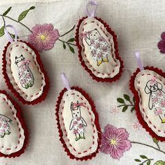 はじめての刺繍教室＠茅ヶ崎ハチノハチの画像
