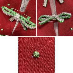 Anier ROBE. アニエルローブ リボン スエードフレアセットアップドレス ROBE de FLEURS ローブドフルール キャバドレスの画像